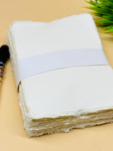 Deckle Edge Handmade Paper Sheets
