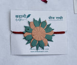 Aqua Plantable Rakhi with Roli Chawal & Coco Disc