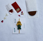 Plantable Rakhi for Kids in Bear Shape with Roli Chawal & Coco Disc