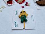 Plantable Rakhi for Kids in Bear Shape with Roli Chawal & Coco Disc