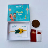 Plantable Rakhi for Kids in Bear Shape with Roli Chawal & Coco Disc