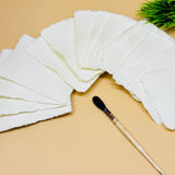 Deckle Edge Handmade Paper Sheets