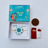 Green Plantable Rakhi with Roli Chawal & Coco Disc