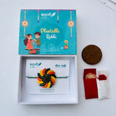 Round Plantable Handmade Rakhi with Roli Chawal & Coco Disc