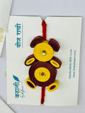 Plantable Rakhi for Kids in Panda Shape with Roli Chawal & Coco Disc