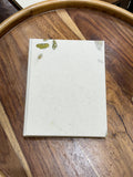 Handmade Paper Leaf Impression Notebook