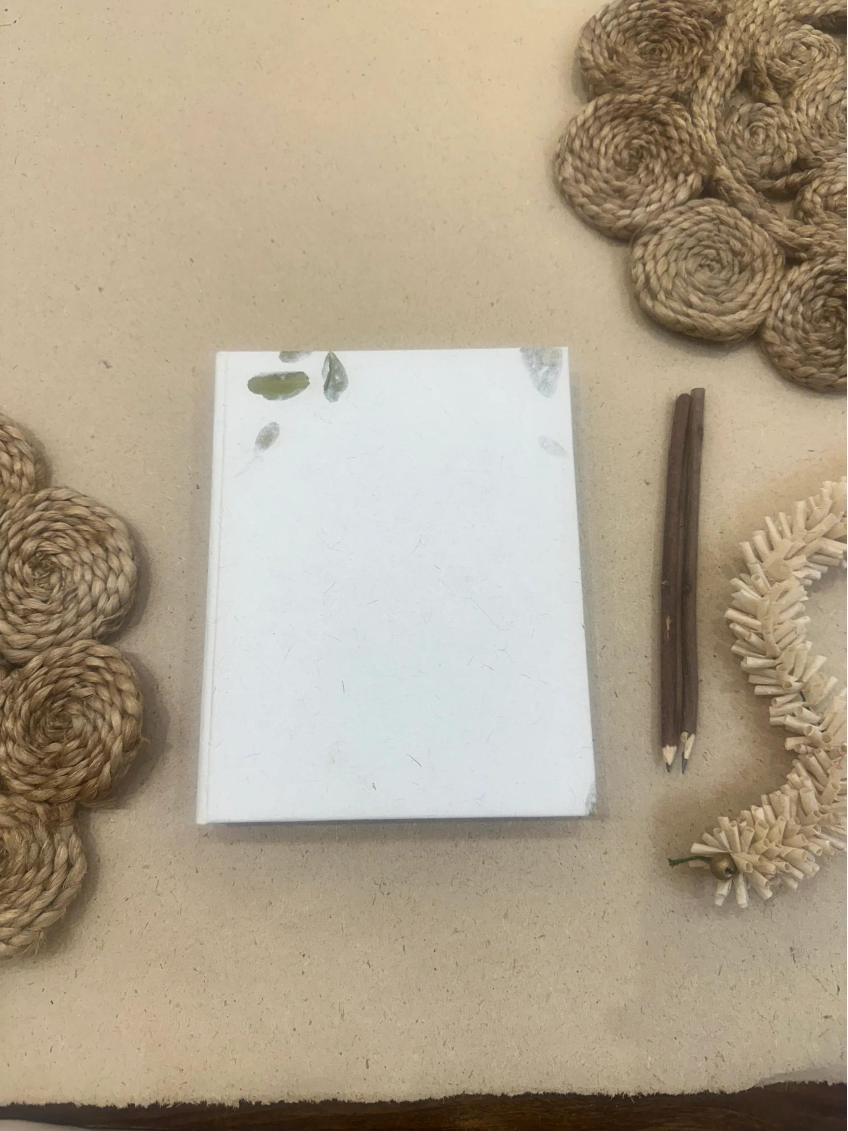 Handmade Paper Rose Petal Journal
