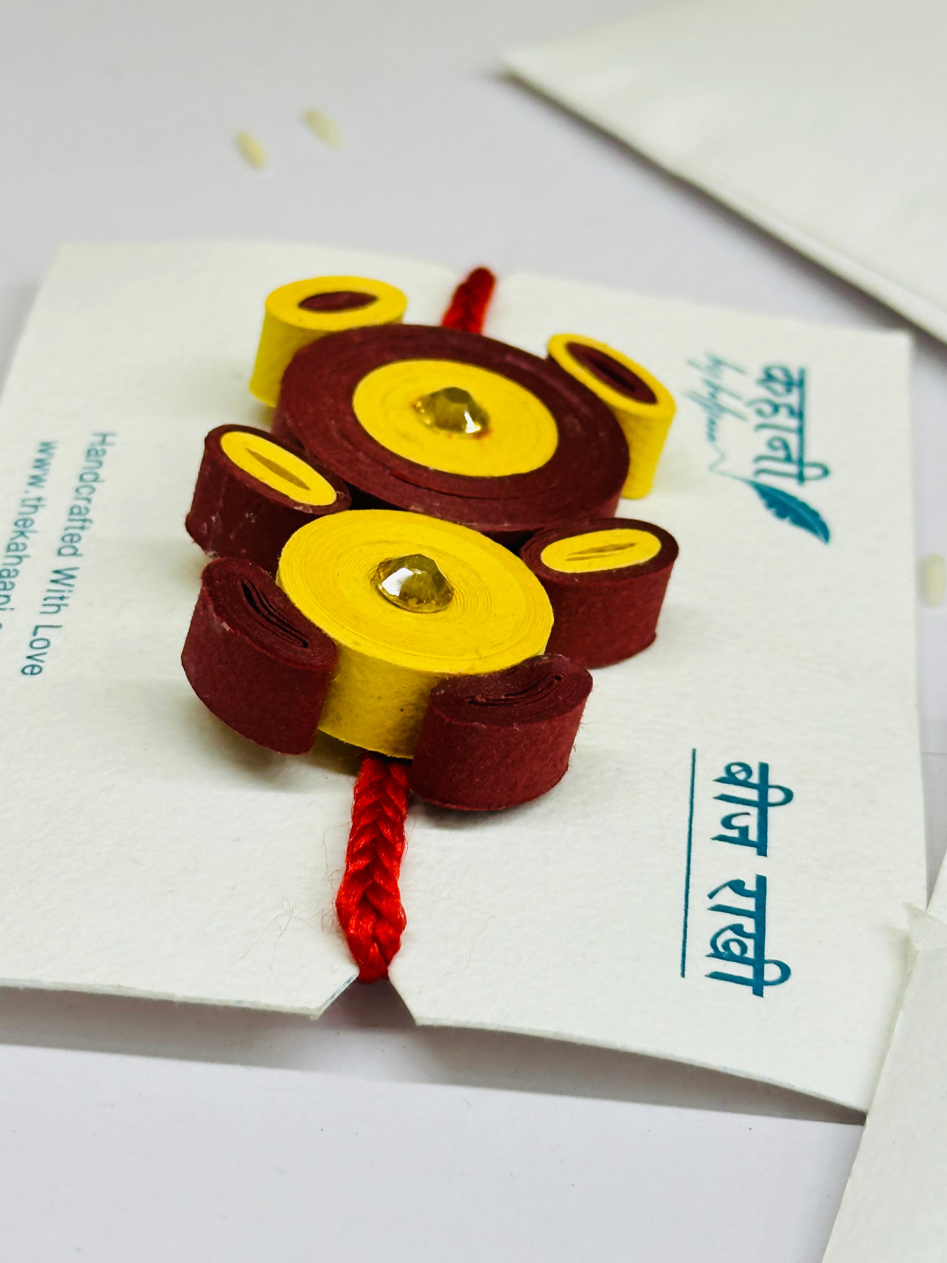 Plantable Rakhi for Kids in Panda Shape with Roli Chawal & Coco Disc